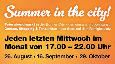 Feierabendmarkt "Summer in the city"