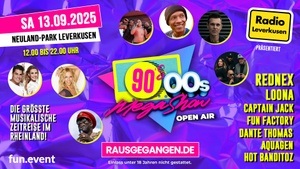 90s/00s - Die MegaShow - Open Air Leverkusen 2025