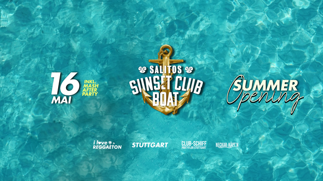 I LOVE REGGAETON | SUNSET CLUB BOAT | SUMMER OPENING