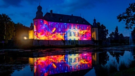 Lichtfestival in Schloss Dyck