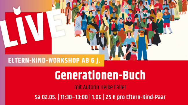 Workshop: Generationen-Buch mit Autorin Heike Faller