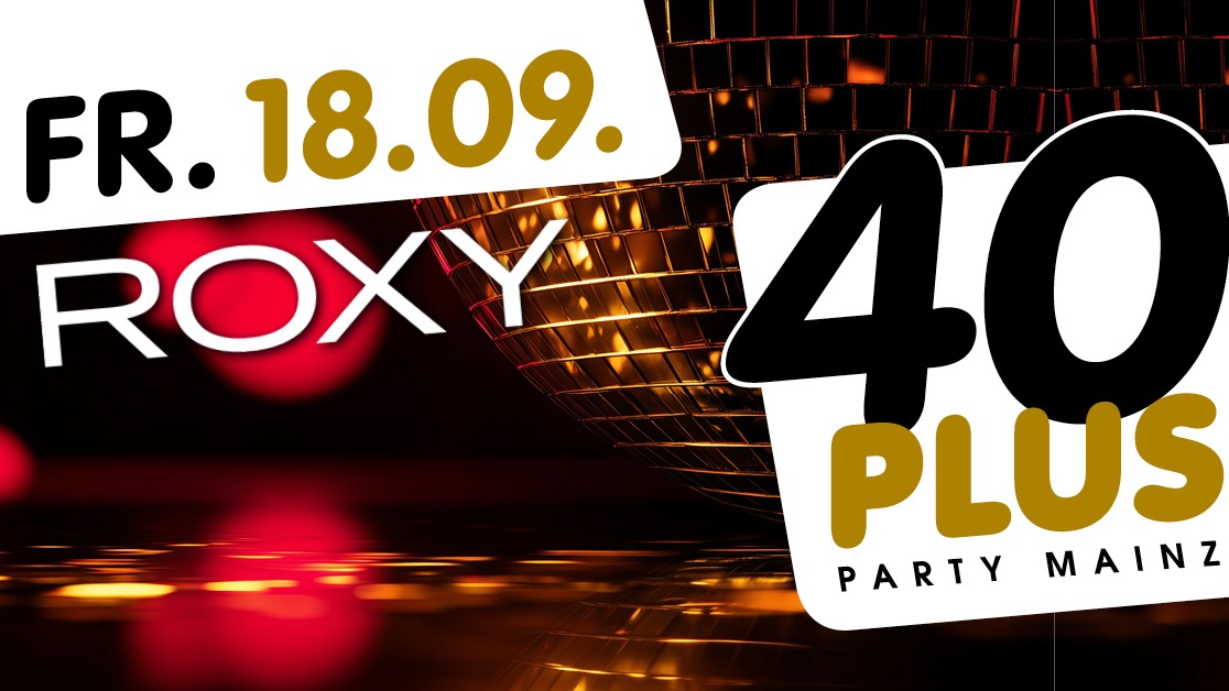Titelbild der Veranstaltung 40plus Party Mainz