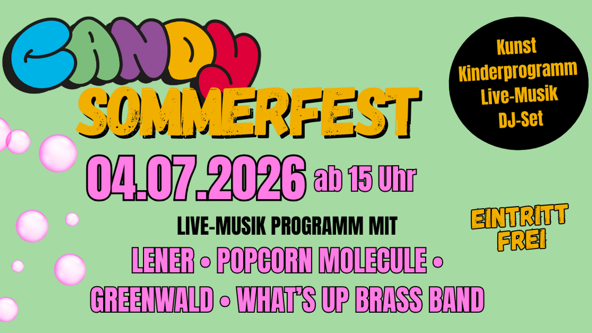 CANDY Sommerfest – 04.07.2026