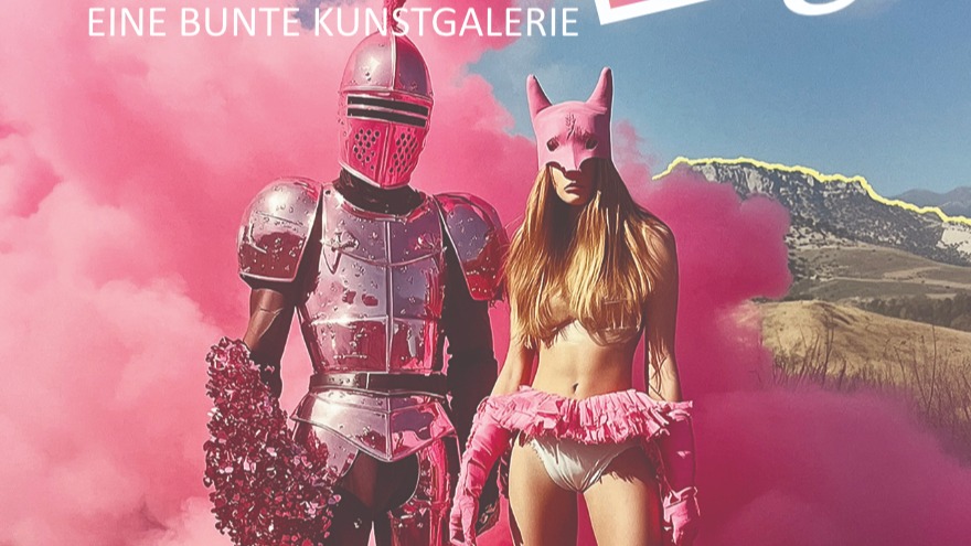 Titelbild der Veranstaltung St. Georg eine bunte Kunstgalerie