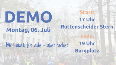Demo - „Sichere Mobilität für ALLE"