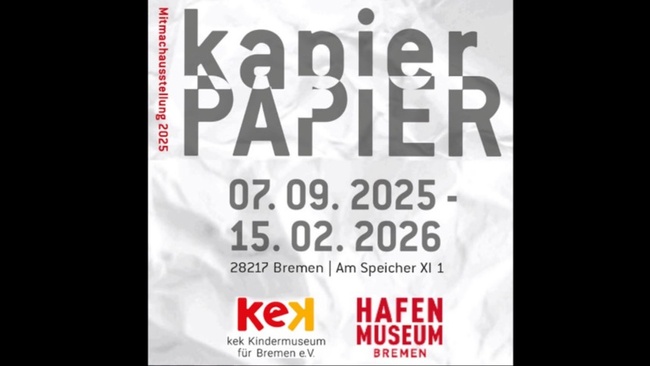 kek Kindermuseum: Mitmachausstellung „Kapier-Papier“