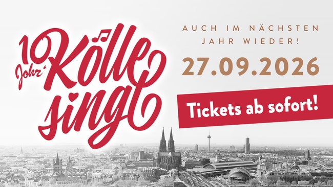 Kölle singt 2026