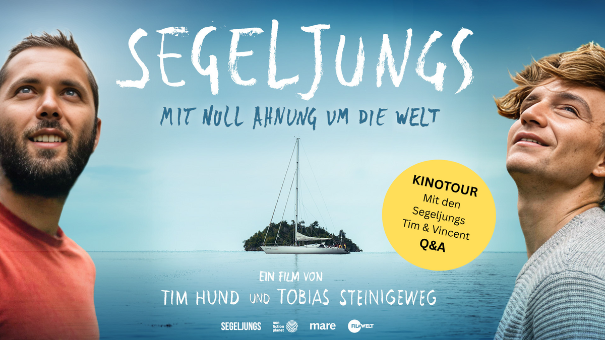 SEGELJUNGS - MIT NULL AHNUNG UM DIE WELT 👉🏻 In Anwesenheit der Segeljungs 💥