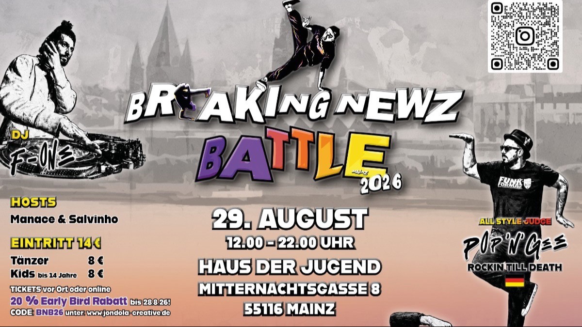 Titelbild der Veranstaltung Breaking Newz Battle