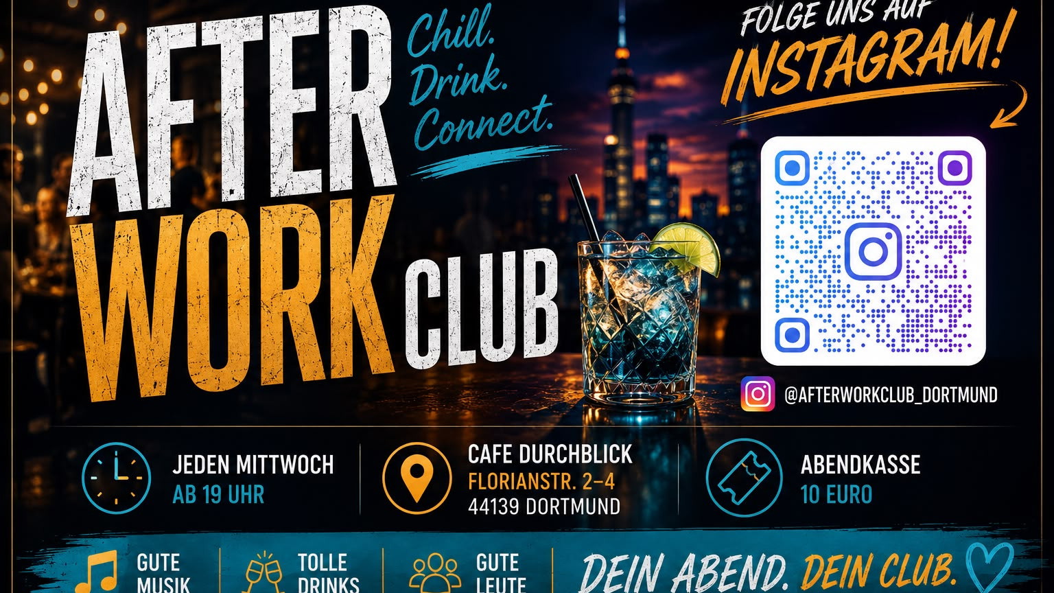AfterWorkClub mit House, Pop und Rock!
