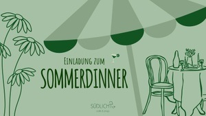 Sommerdinner im Südlicht