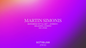 Barabend mit DJ-Set – MARTIN SIMONIS