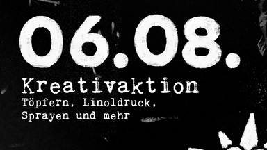 Töpfern, Linoldruck, Sprayen – Kreativworkshop / Edelweißpiratenfestival 2026