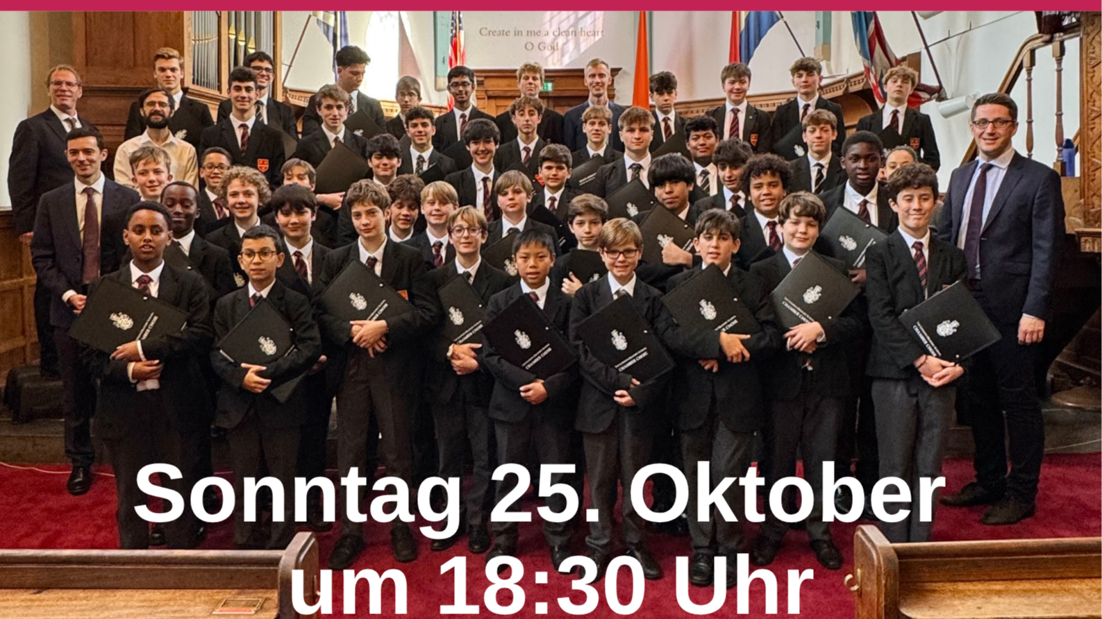 Chor und Orgel Konzert mit The London Oratory School Choir