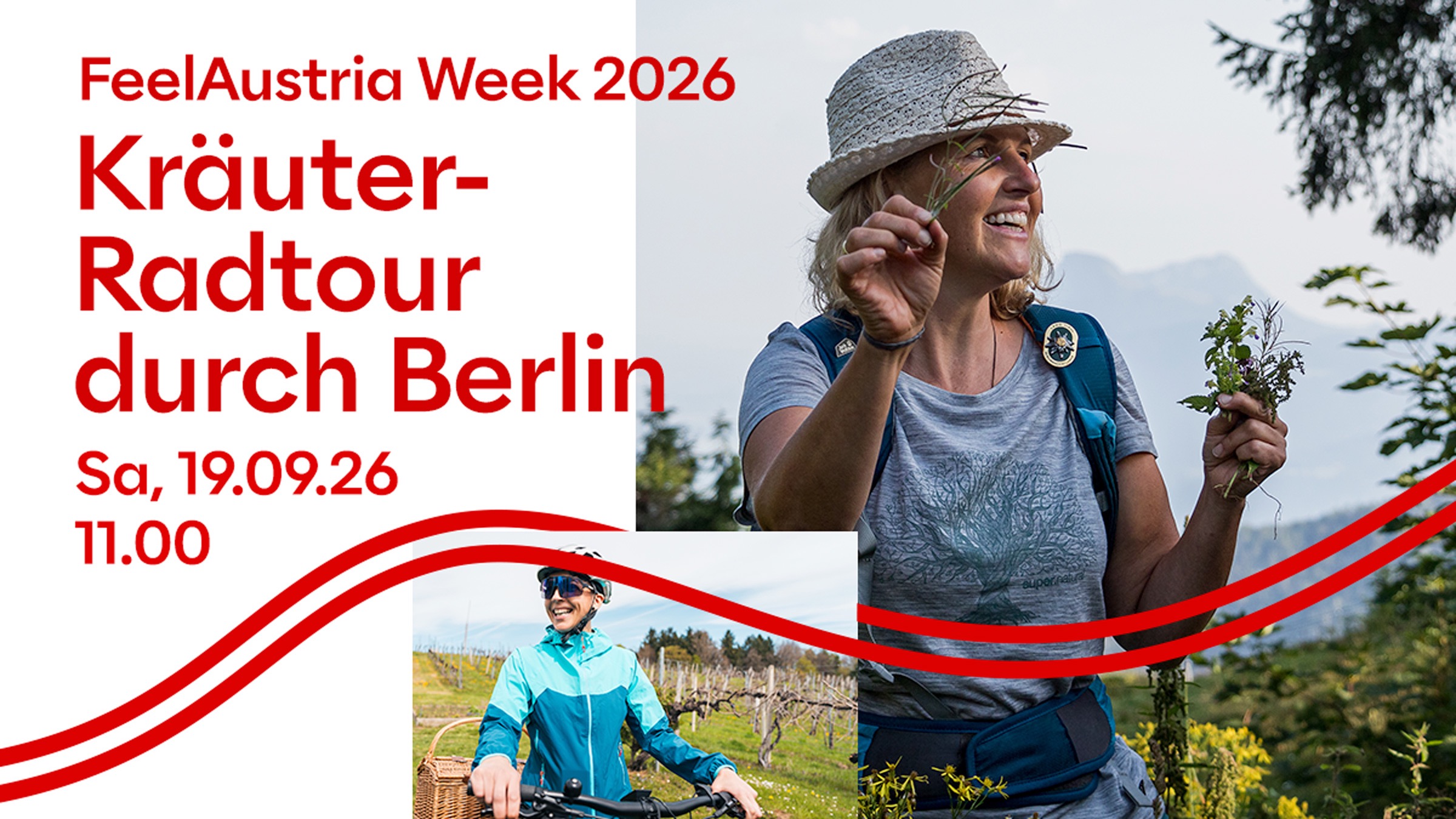 Geführte Radtour zu Stadtnatur & Kräuterwissen mit dem Kufsteinerland in Tirol – inkl. Picknick | FeelAustria Week 2026