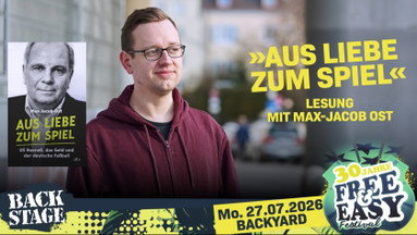 Lesung: AUS LIEBE ZUM SPIEL | FREE & EASY FESTIVAL 2026