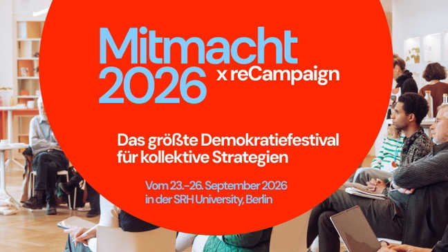 Mitmacht 2026 x reCampaign Festival