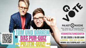 politisches Pub-Quiz mit Tom und Darren