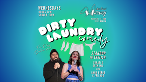 Dirty Laundry Comedy Standup & Air Out in English Wednesdays at Mein Freund Harvey Schöneberg