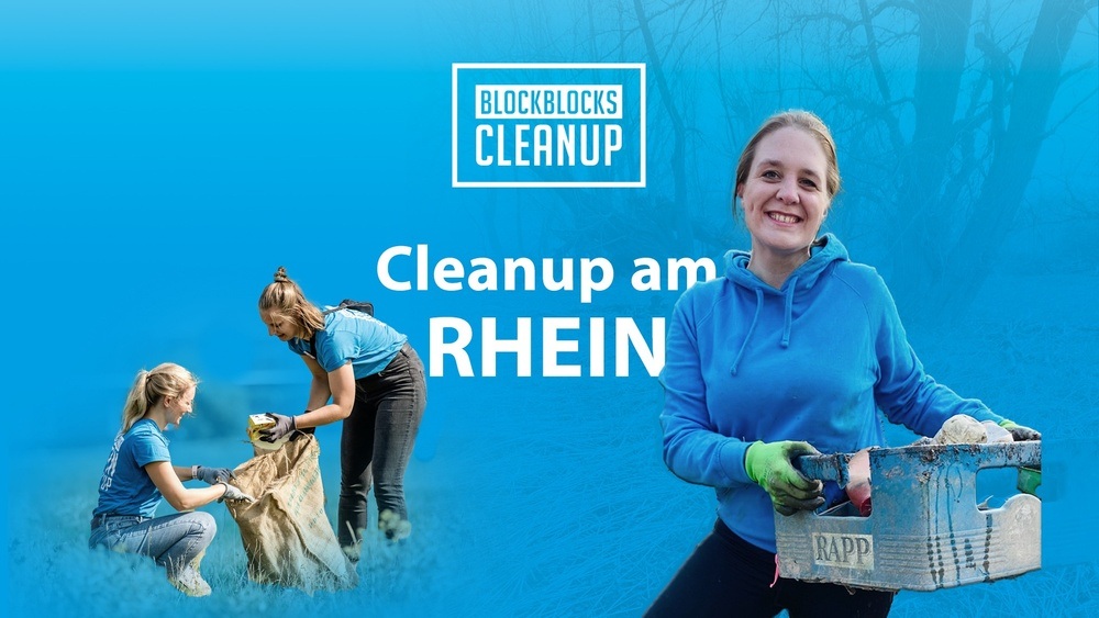 Cleanup am Rhein zum RhineCleanUp