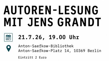 Das Arktis-Buch: Jens Grandt auf Lesetour