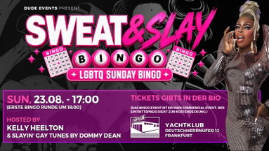 SWEAT & SLAY - LGBTQ+ Sunday BINGO!