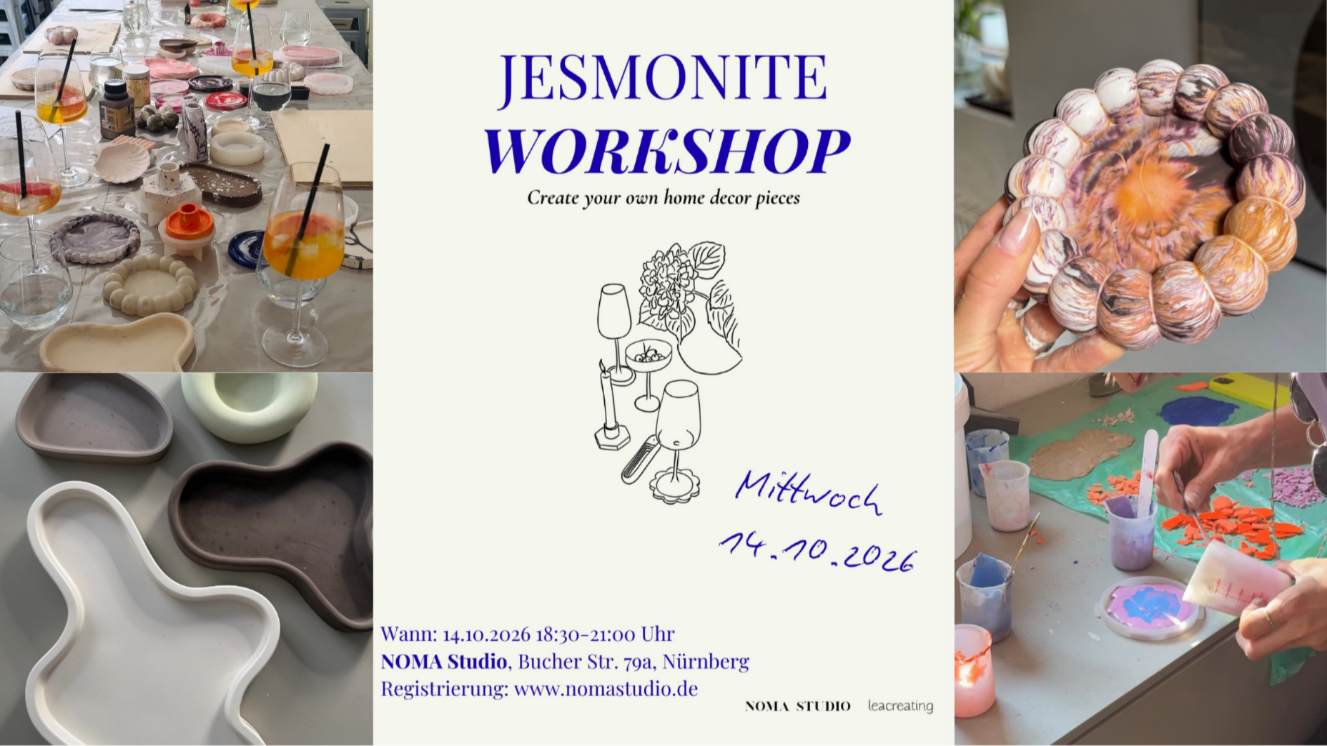 Jesmonite Workshop Mi 14.10.2026