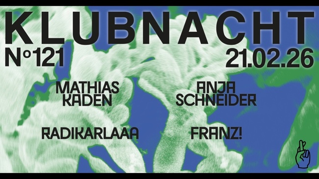 KLUBNACHT N°121 | TECHNO | Kalif Storch - Erfurt