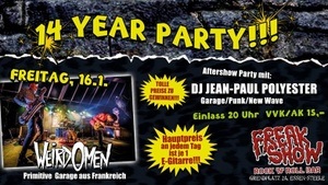 WEIRD OMEN (FR) + DJ JEAN PAUL POLYESTER