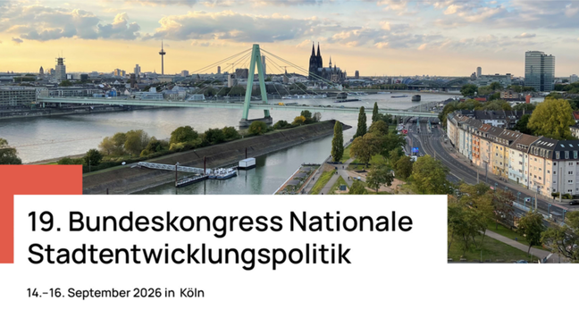 19. Bundeskongress Nationale Stadtentwicklung // KONGRESS