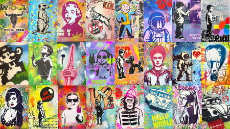Graffiti-Workshop: Street Art auf Leinwand in Köln