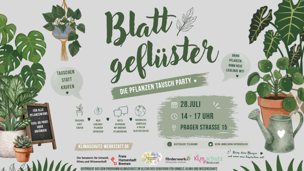 Blattgeflüster - Die Pflanzen Tausch Party