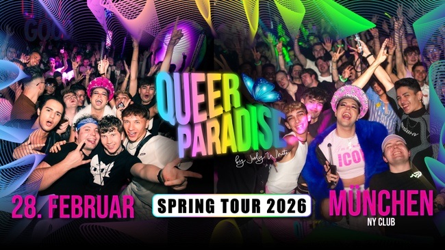 QUEER PARADISE MÜNCHEN - SPRING TOUR 2026 🌈🎉