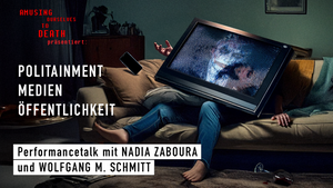 "Am Abgrund des Formats - Das Publikum schlägt zurück" Podiumsdiskussion mit Nadia Zaboura und Wolfgang M. Schmitt // ein AUSWÄRTSSPIEL der studiobühneköln