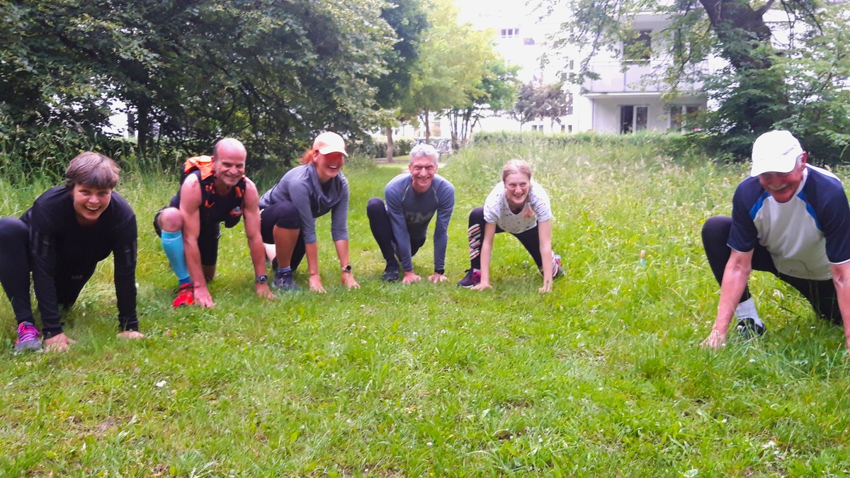 Outdoor Fitness mit Karo