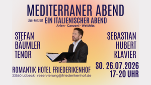 Konzert & White Dinner Party Mediterraner Abend in Lübeck