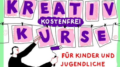 Kreativkurs für Kinder: Drucken mit Musterwalzen