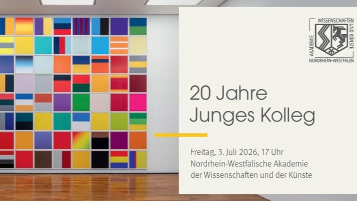 20 Jahre Junges Kolleg: Ein Jubiläum für Wissenschaft, Kunst und neue Perspektiven