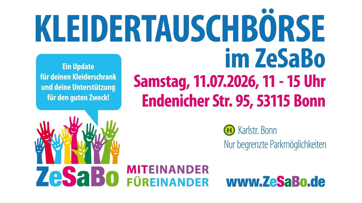 👗♻️ Kleidertauschbörse im ZeSaBo