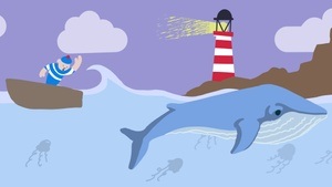 Die Geschichte von dem Wal und dem Meer