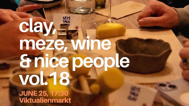 clay, meze, wine & nice people