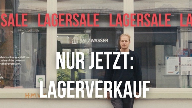 Lagerverkauf » Das war's! Jetzt 30 % und mehr bei SALZWASSER!