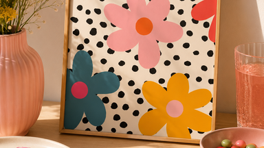 🌼 Flower Power: Gestalte dein eigenes Pop-Art-Blumenbild