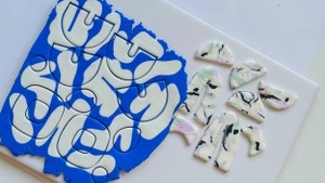 Polymer Clay Ohrringe