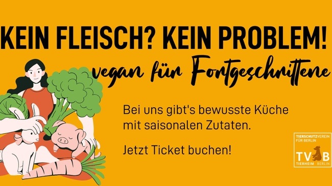 Kein Fleisch? Kein Problem! Vegan für Fortgeschrittene