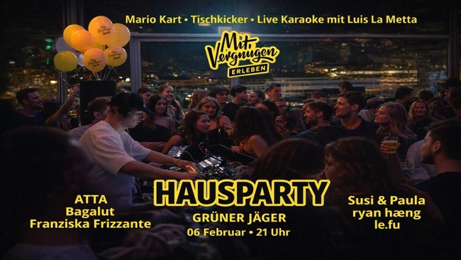 Mit Vergnügen Hausparty Hamburg
