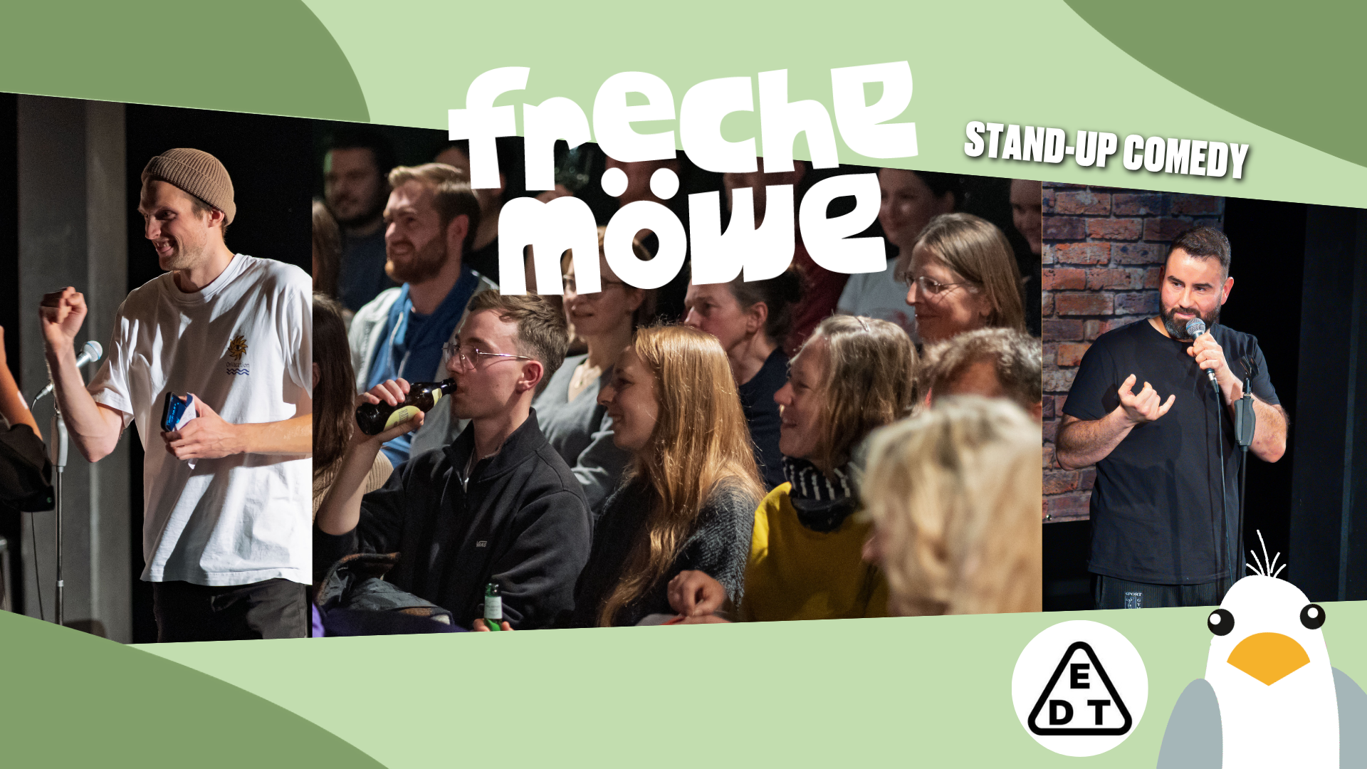 Freche Möwe Stand-Up Comedy Labor Bühne EDT