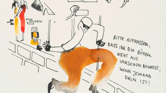 Zeichnen auf der Probe  - Comic Kunst von Lisa Frühbeis