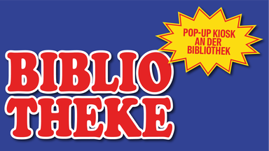 Biblio_theke: Pop-up-Kiosk vor der Zentralbibliothek