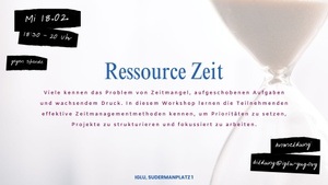 Workshop "Ressource Zeit"